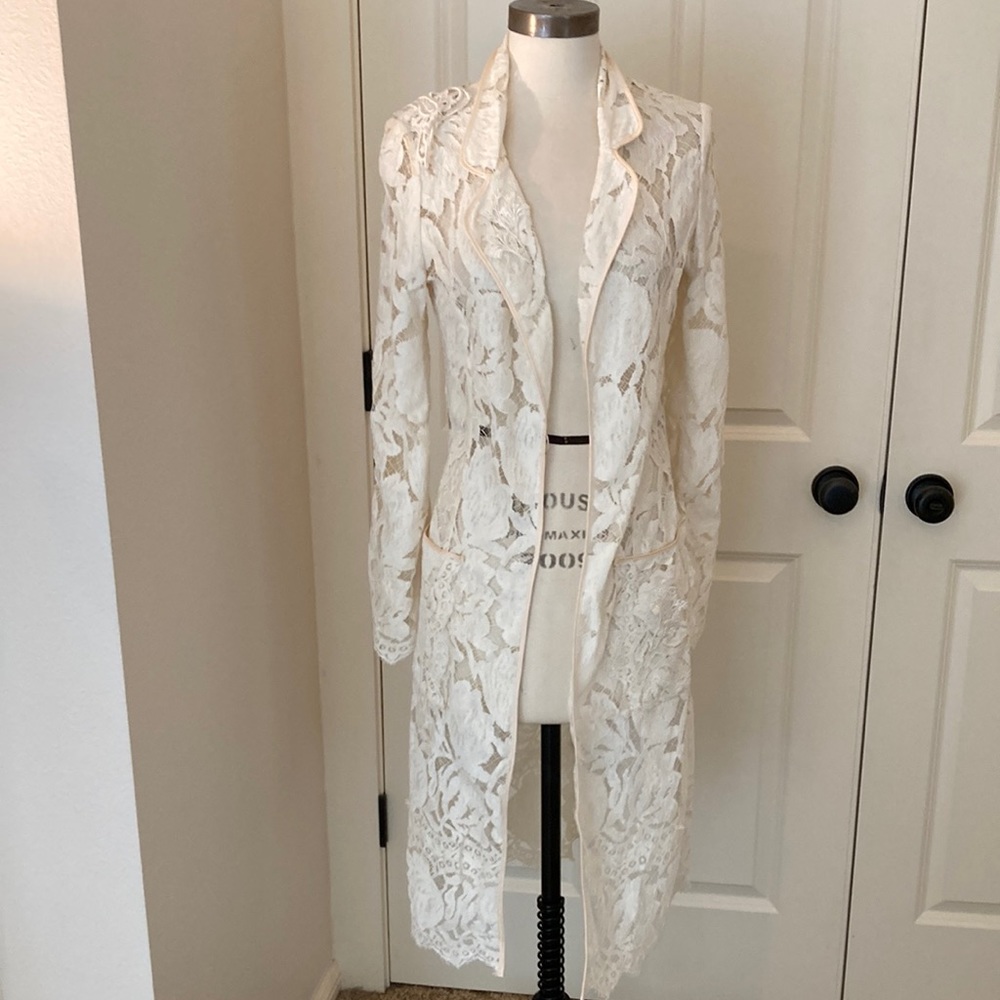 Gorgeous lace coat by Christian Lacroix very rare